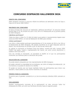 CONCURSO DISFRACES HALLOWEEN IKEA