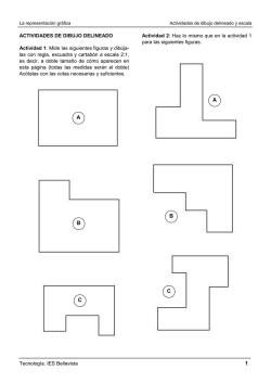 Dibujo delineado Actividades