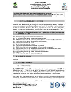 Ficha de Condiciones T&eacute;cnicas 141010 - Icbf