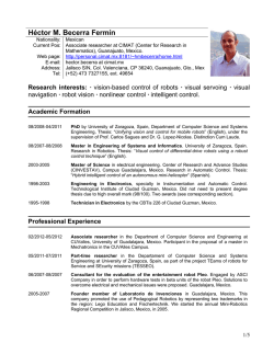 H&eacute;ctor M. Becerra Ferm&iacute;n - Cimat