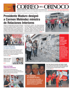 s - Correo del Orinoco