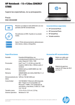 HP fact tag A6 - Hewlett Packard