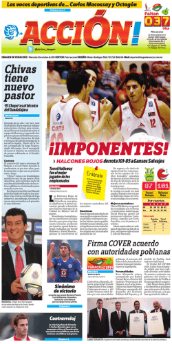 Chivas tiene nuevo pastor - Agencia Imagen del Golfo