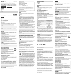 Interchangeable Lens Digital Camera Appareil photo &agrave; - Sony