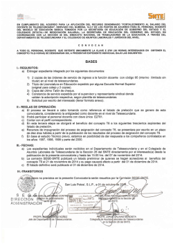 convocatoria - SNTE