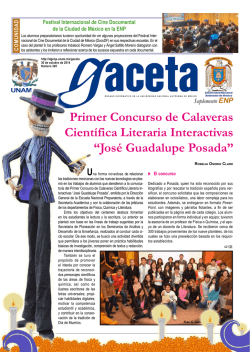 Gaceta ENP - Escuela Nacional Preparatoria - UNAM