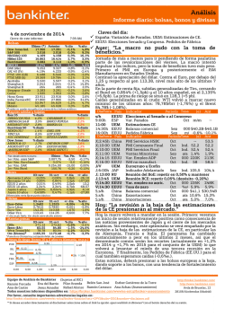 agenda del d&iacute;a completa (pdf) - El Blog de Bankinter