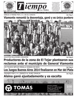 Los Toldos ( 4.6 MB ) - Diario Tiempo Digital