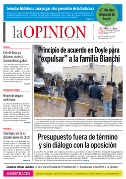 &ldquo;expulsar&rdquo; a la familia Bianchi