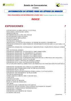 Boletin de convocatorias: - Gobierno de Arag&oacute;n