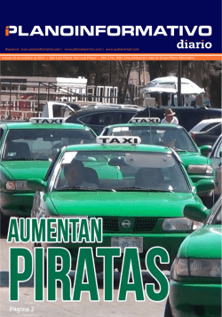 Jueves 23 de octubre de 2014 | San Luis Potos&iacute; - Plano Informativo