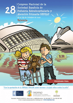 PROGRAMA FINAL - Sociedad de Pediatr&iacute;a de Asturias, Cantabria y