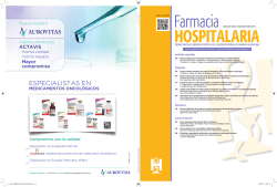 Art&iacute;culos especiales Originales Revisiones Cartas al director