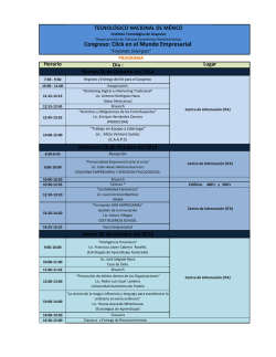 Click en el Mundo Empresarial - Instituto Tecnol&oacute;gico de Acapulco