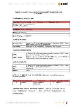 Tipo TR&Aacute;MITE SIMPLIFICAD - Pami