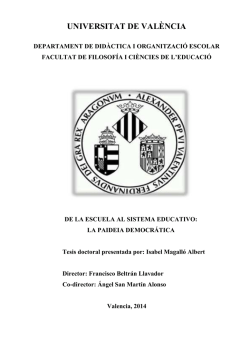 TESIS Y AP&Eacute;NDICE DE LA ESCUELA AL - Inicio RODERIC