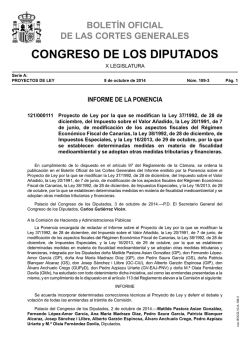 121/000111 Proyecto de Ley por la que se modifican la Ley 37/1992