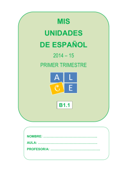 Cuaderno del alumno B1.1 - Ministerio de Educaci&oacute;n, Cultura y