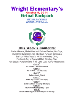 OCT 9 - Wright Elementary School - D300.org