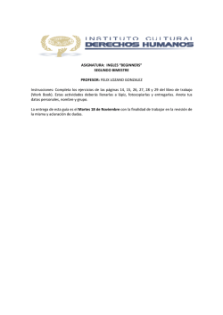 Tareas 1o de Secundaria