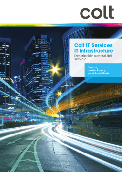 Colt IT Services IT Infrastructure