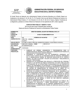administraci&oacute;n federal de servicios educativos en el distrito - sepdf