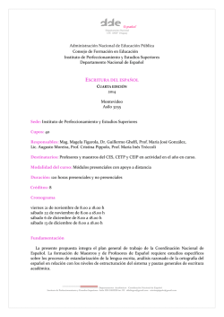del curso - IPES - Administraci&oacute;n Nacional de Educaci&oacute;n P&uacute;blica