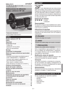 Seguridad PELIGRO AVISO PRECAUCI&Oacute;N - Kromschroeder