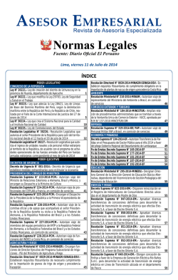 SUMILLA 11.indd - Revista Asesor Empresarial