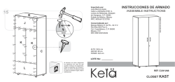 Instructivo Closet IKO 180_KEIA LINIO - Linio M&eacute;xico