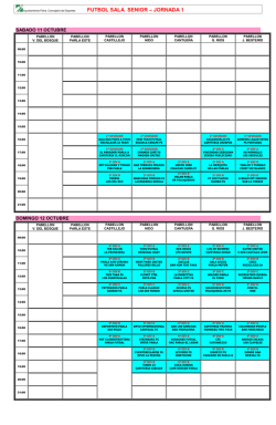 FUTBOL SALA SENIOR &ndash; JORNADA 1 - Ayuntamiento de Parla
