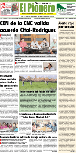 Formato PDF - Semanario El Pionero