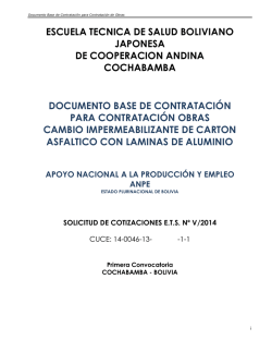 DBC - Sistema de Contrataciones Estatales