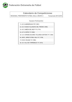 grupo 3 - Federaci&oacute;n Territorial Extreme&ntilde;a de F&uacute;tbol
