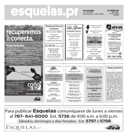 ia La Gloria - Especiales - El Nuevo D&iacute;a