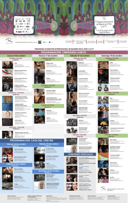 programaci&oacute;n cineman&iacute;a loreto programaci&oacute;n casa del cine mx