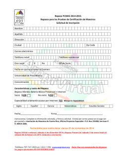 SOLICITUD Repaso PCMAS 2014-15 - Asociaci&oacute;n de Maestros de PR