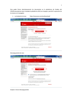 1 Para poder firmar electr&oacute;nicamente los documentos en la