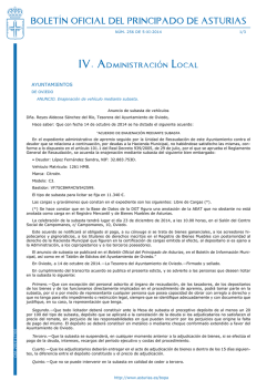 Bolet&iacute;n Oficial del Principado de Asturias