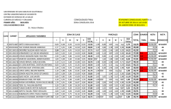 Notas - Centro Universitario de Occidente
