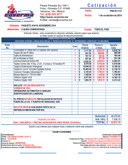 Paquete Avaya con E-1 Noviembre 2014.xlsm - CVM