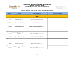 COMISI&Oacute;N FEDERAL PARA LA PROTECCI&Oacute;N CONTRA RIESGOS