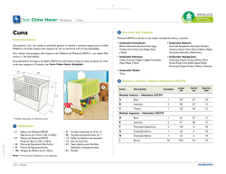 Serie C&oacute;mo Hacer / Muebler&iacute;a / Cuna - Arauco Soluciones