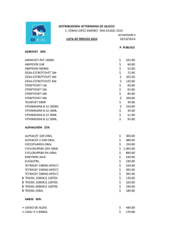 lista de precios - Divejal
