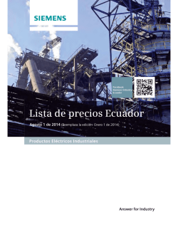 Lista de Precios - Siemens