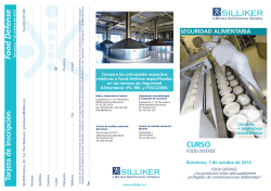 7. Barcelona. Food Defense (ver tr&iacute;ptico)