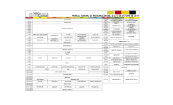PARRILLA SEMANAL DE PROGRAMACI&Oacute;N DEL 6 AL - Canal TRO