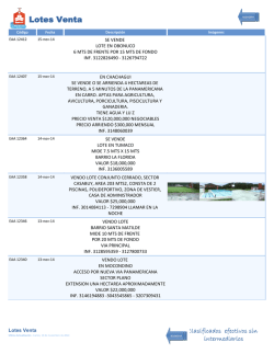 Lotes Venta - Amorel Pasto