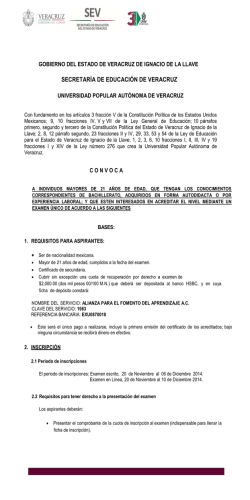 Haga clic para descargar la convocatoria - UPAV