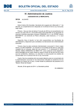 PDF (BOE-B-2014-38124 - 1 p&aacute;g. - 154 KB ) - BOE.es